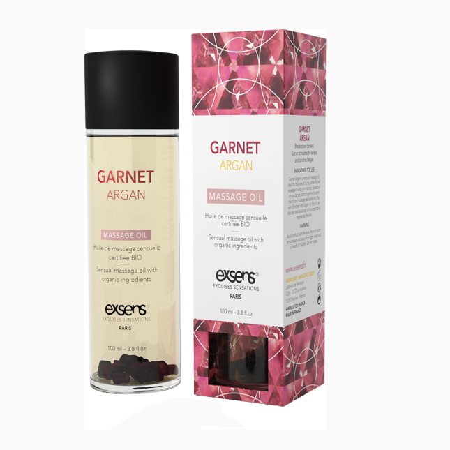 Масажна олія EXSENS Garnet Argan (чуттєве з гранатом) 100мл, натуральна