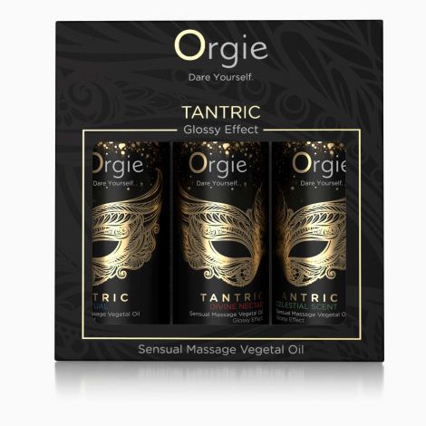 Набір масажних олійок - Orgie Tantric Sensual Massage Oil, 3*30 мл