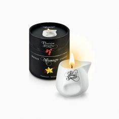 Массажная свеча Plaisirs Secrets Vanilla (80 мл) подарочная упаковка, керамический сосуд