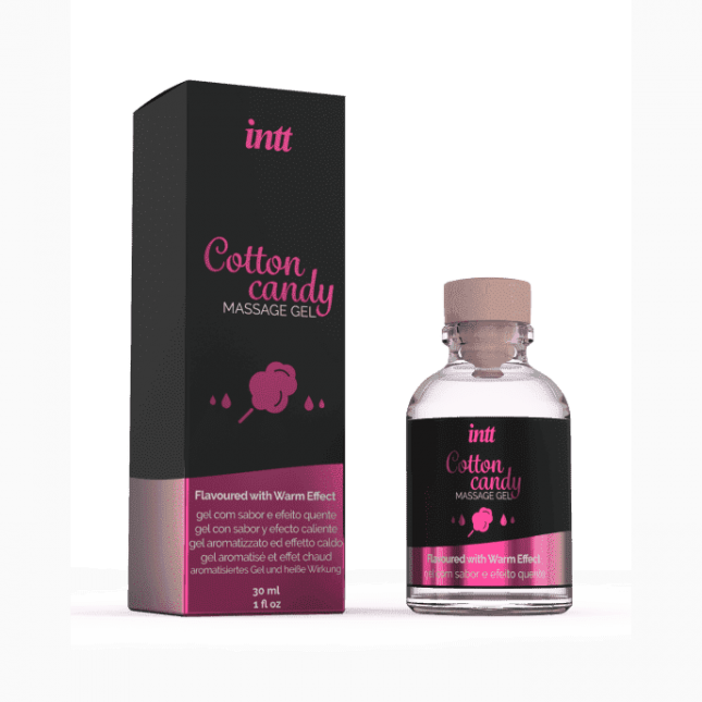 Intt Cotton Candy Gel - масажний гель солодка вата, 30 мл