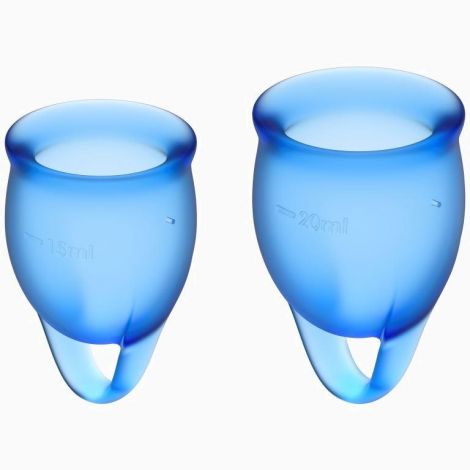 Менструальні чаші - Satisfyer Feel Confident Dark Blue