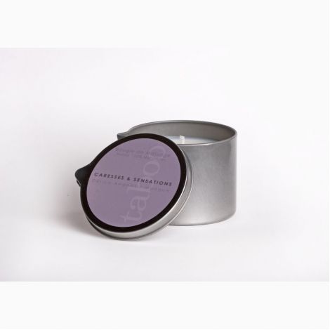 Массажная свеча - Massage candle CARESSES/SENSATION Pineapple and mango 160 г.