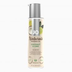 Масажна олія System JO Naturals Massage Oil Coconut&Lime з натуральними ефірними оліями 120мл