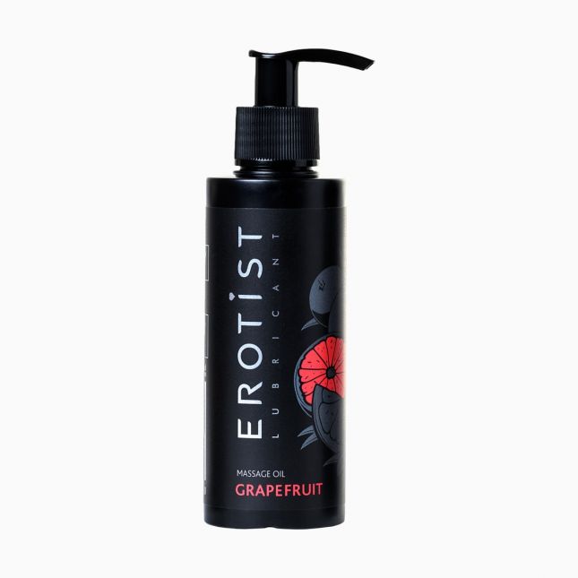 Масажна олія Erotist GRAPEFRUIT, їстівна, грейпфрут, 150 мл