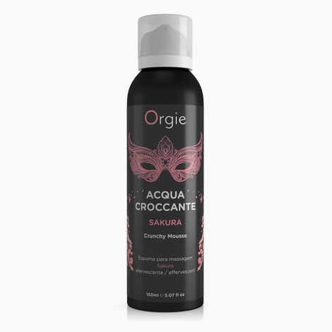 Хрусткий мус для масажу - Orgie Acqua Croccante Sakura, 150 мл