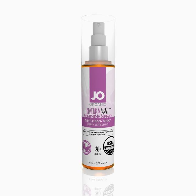 Спрей для інтимної гігієни System JO USDA ORGANIC - FEMININE SPRAY - BERRY BODY (120 мл)