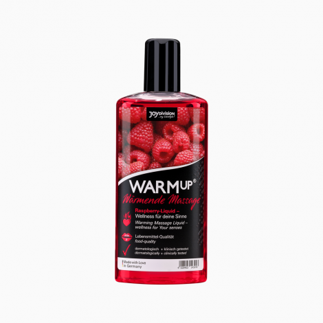 Масажна олія - WARMuр Raspberry (малина), 150 мл Масажна олія - WARMuр Raspberry (малина), 150 мл