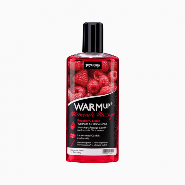 Масажна олія - WARMuр Raspberry (малина), 150 мл