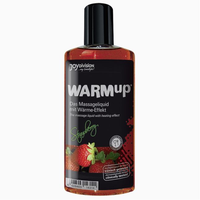 Масажна олія - WARMup Erdbeere, 150 мл