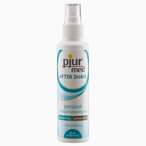 Увлажняющий спрей после бритья pjur med After Shave Spray 100 мл, без спирта, с витамином B5 и алоэ