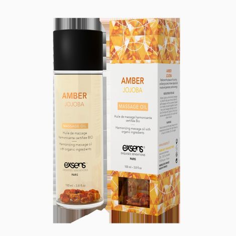 Розпродаж!!! Масажна олія EXSENS Amber Jojoba (гармонізує, з бурштином) 100мл (термін 09.2023)