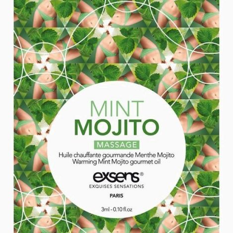 Розпродаж!!! Пробник массажної олії EXSENS Mojito 3мл (термін 11.2023)