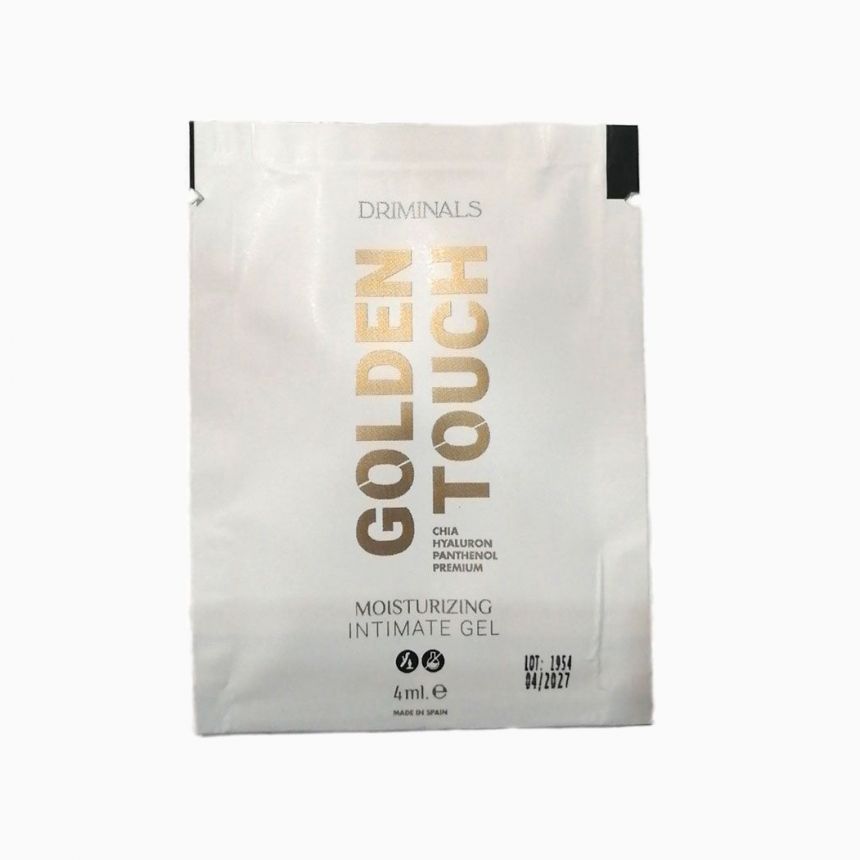 Распродажа!!! Пробник гель-лубриканта Driminals Golden Touch 4 мл (срок 04.2027) Распродажа!!! Пробник гель-лубриканта Driminals Golden Touch 4 мл (срок 04.2027)