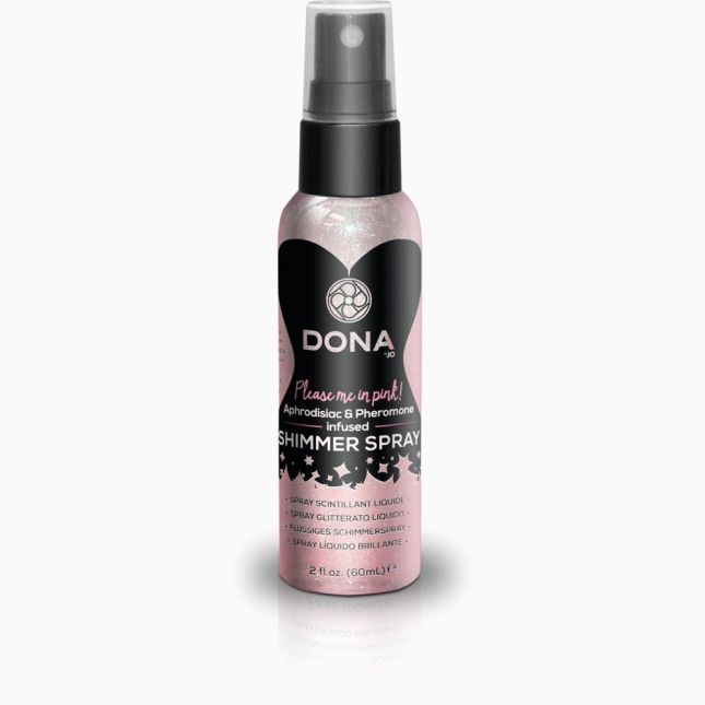 Спрей для тіла з блискітками DONA Shimmer Spray Pink (60 мл)