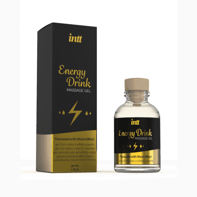 Intt Energy Drink Massage Gel - їстівний масажний гель, 30 мл