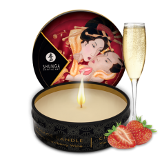 Массажная свеча Shunga Massage Candle, 30 мл (клубника)