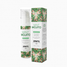 Масажна олія EXSENS Mojito 50мл розігрівальна, без цукру, без парабенів, їстівна