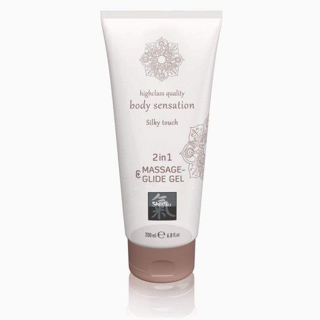 Лубрикант - Shiatsu Gel 2in1 Silky Touch, 200 мл