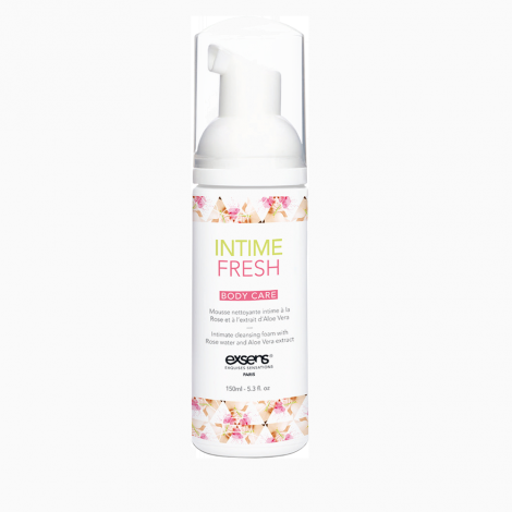 Піна для інтимної гігієни EXSENS Intime Fresh 150 мл, екстракт троянди і алое вера, натуральна