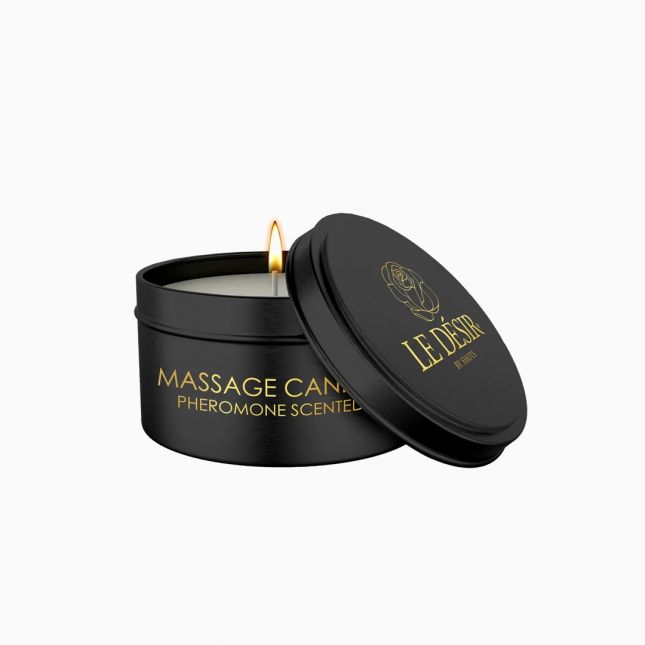Масажна свічка - Le Desir Erotic Massage Candle Pheromone Scented, 100 г