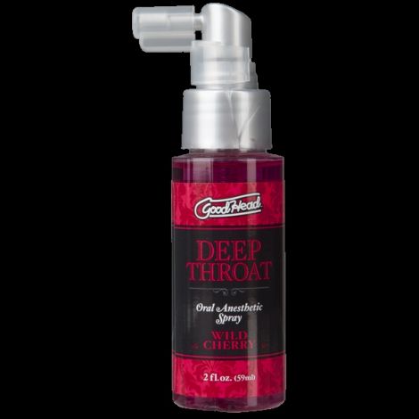Спрей для мінету Doc Johnson GoodHead DeepThroat Spray - Cherry 59 мл (м'яте паковання!!!)