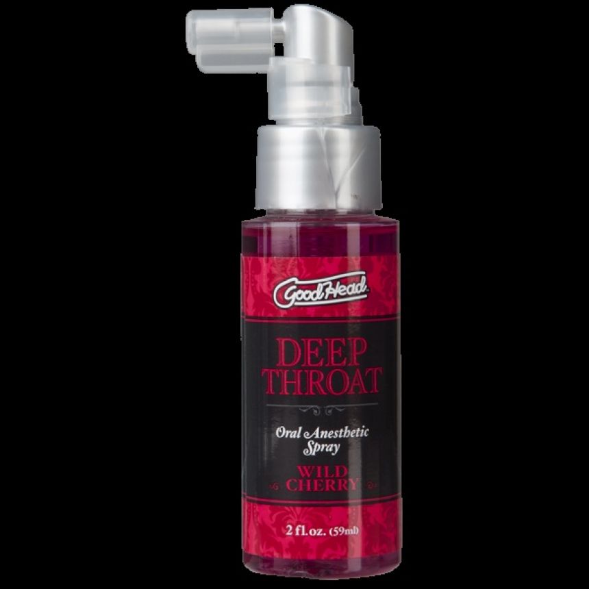 Спрей для мінету Doc Johnson GoodHead DeepThroat Spray - Cherry 59 мл (м'яте паковання!!!) Спрей для мінету Doc Johnson GoodHead DeepThroat Spray - Cherry 59 мл (м'яте паковання!!!)