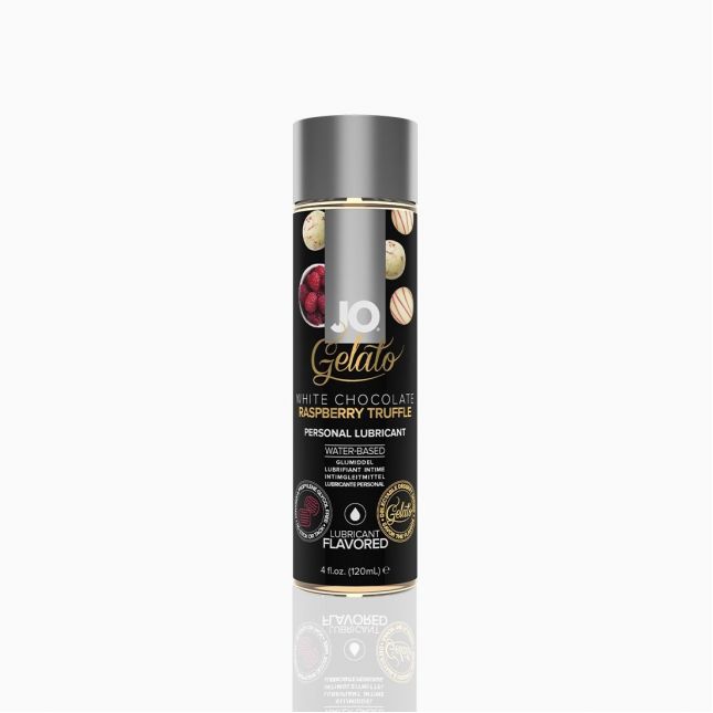 Розпродаж! Змазка на водній основі System JO GELATO White Chocolate Raspberry 120мл (термін 12.2023)