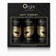 Набір масажних олійок - Orgie Sexy Therapy Massage Oil, 3*30 мл