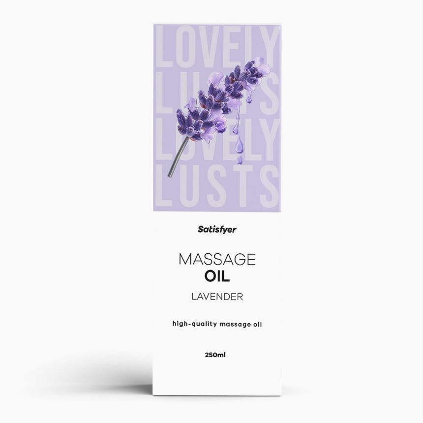 Масажна олійка - Satisfyer Massage Oil Lavender, 250 мл Масажна олійка - Satisfyer Massage Oil Lavender, 250 мл