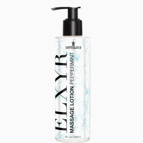 Лосьон для массажа ног и ступней Sensuva ELXYR Massage Lotion Peppermint (236 мл)