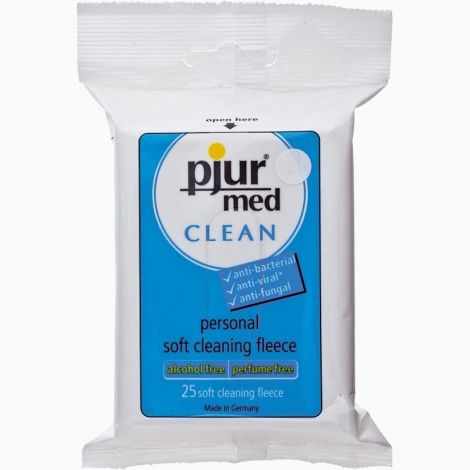 Вологі серветки pjur MED Clean 25 штук
