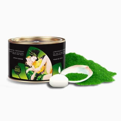 Соль для ванны Shunga Oriental Crystals Bath Salts ORGANIC - Lotus Flower (600 г) соль Мертвого моря