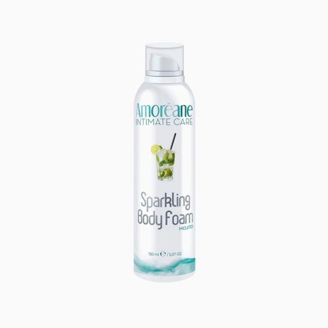 Хрусткий мус для тіла - Amoreane Sparkling Body Foam Mojito, 150 мл