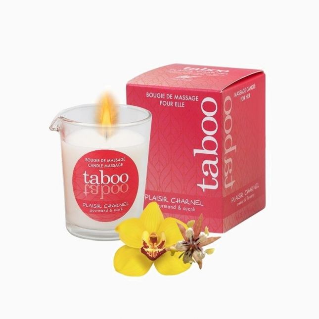 Масажна свічка - Taboo Plaisir Charnel, 60 г Масажна свічка - Taboo Plaisir Charnel, 60 г