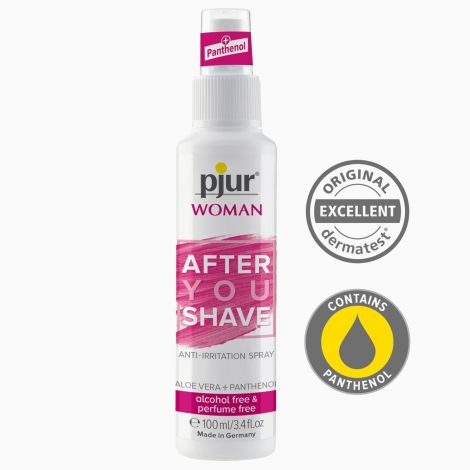 Спрей после бритья pjur Woman After you shave 100 мл, с алоэ вера и пантенолом, не сушит кожу