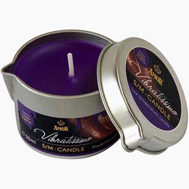 Массажная свеча - Vibratissimo Crazy Purple, 50 мл