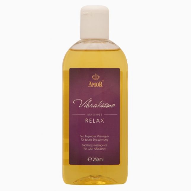 Масажна олія - Vibratissimo Relax з успакаюващим ароматом, 250 мл