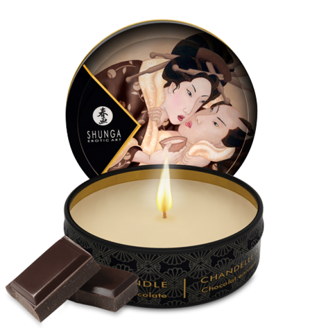 Массажная свеча Shunga Massage Candle, 30 мл (шоколад)