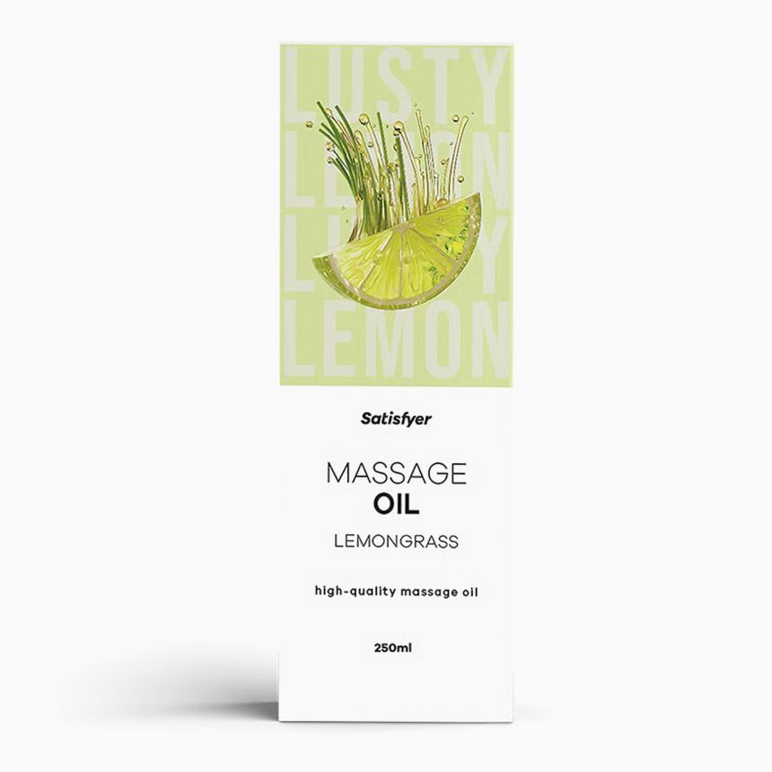Масажна олійка - Satisfyer Massage Oil Lemongrass, 250 мл Масажна олійка - Satisfyer Massage Oil Lemongrass, 250 мл