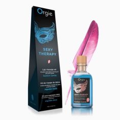 Orgie Lips Massage Kit Cotton Candy - масажна олія цукрова вата, 100 мл