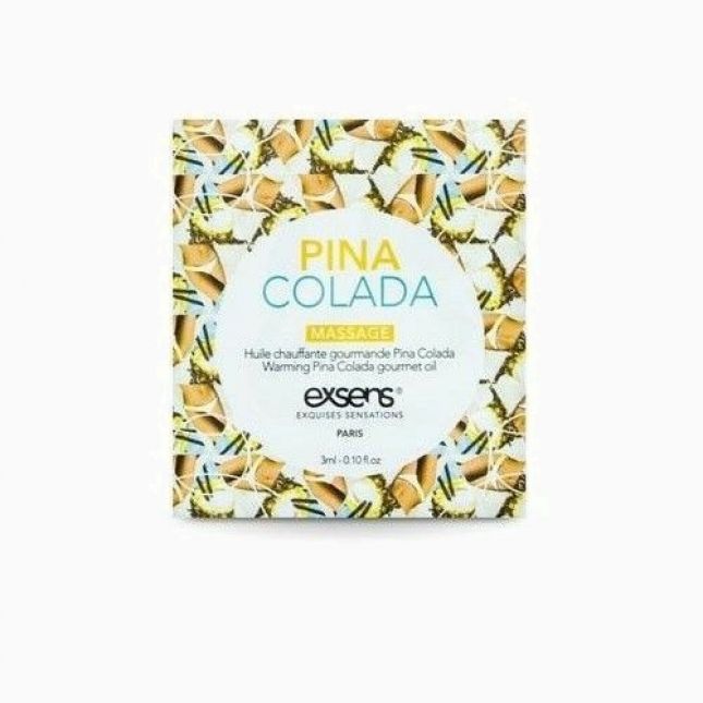 Пробник массажного масла EXSENS Pina Colada 3мл (срок 05.2026)