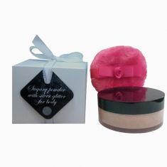 Пудра для тіла з сріблястими порошинками Silver Glitter, 15 г