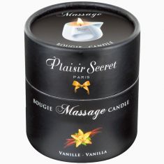 Масажна свічка - Plaisirs Secrets Vanilla, 80 мл Масажна свічка - Plaisirs Secrets Vanilla, 80 мл