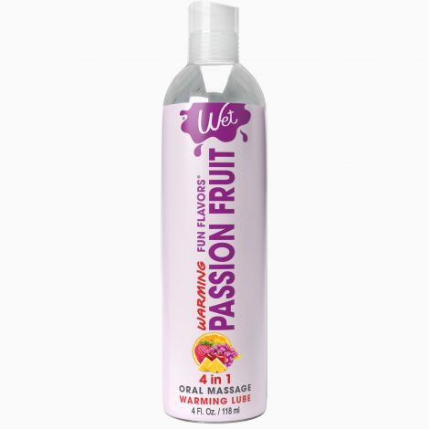 Розпродаж!!! Зігрівальний лубрикант Wet Warming Passion Fruit 4 in 1 (118 мл) (термін 30.09.2026)