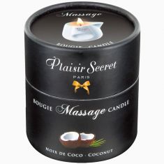 Массажная свеча - Plaisirs Secrets Massage Candle Coconut, 80 мл Массажная свеча - Plaisirs Secrets Massage Candle Coconut, 80 мл