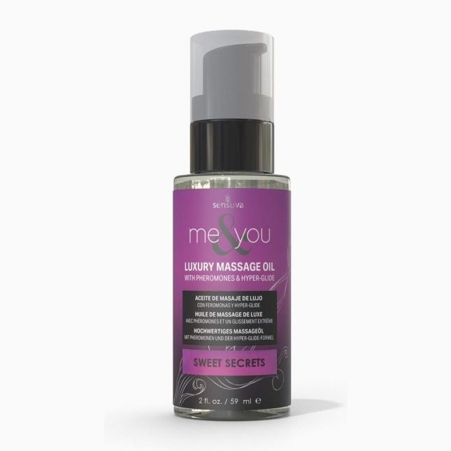 Массажное масло Sensuva Me&You - Sweet Secrets (Pomegranate, Fig, Coconut & Plumeria) 59 мл