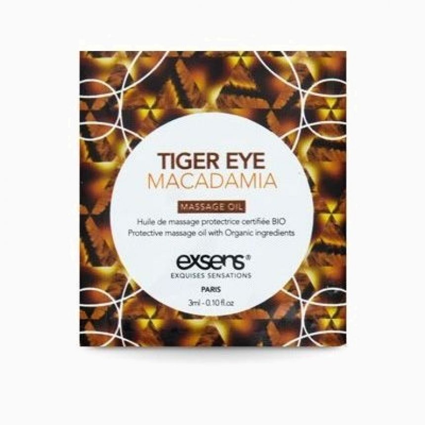 Пробник масажної олії EXSENS Tiger Eye Macadamia 3мл Пробник масажної олії EXSENS Tiger Eye Macadamia 3мл