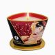 Масажна свічка Shunga Massage Candle – Sparkling Strawberry Wine (170 мл) з афродизіаками