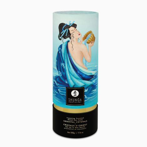 Пенящаяся соль для ванны Shunga Dead Sea salt Oriental Crystals — Ocean Temptations (500 г)