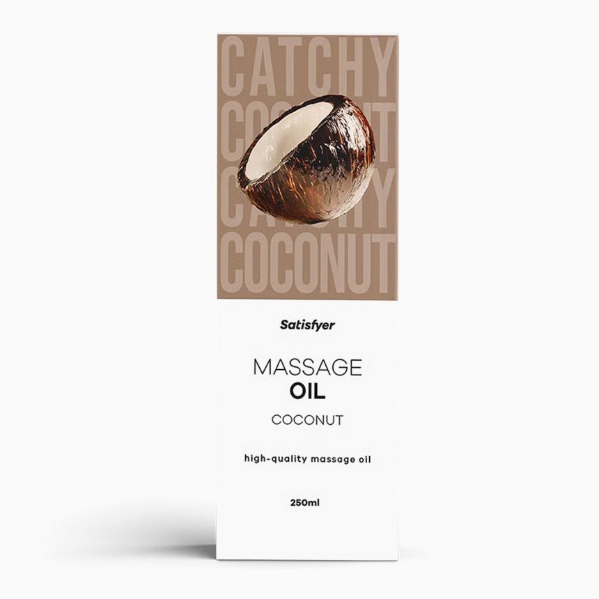 Масажна олійка - Satisfyer Massage Oil Coconut, 250 мл Масажна олійка - Satisfyer Massage Oil Coconut, 250 мл
